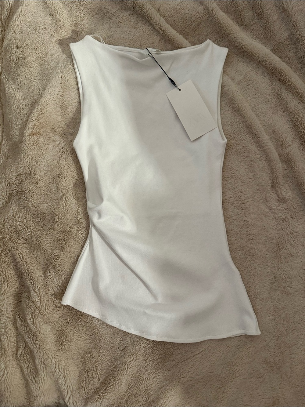 Sleeveless asymmetrical  Tank Top
